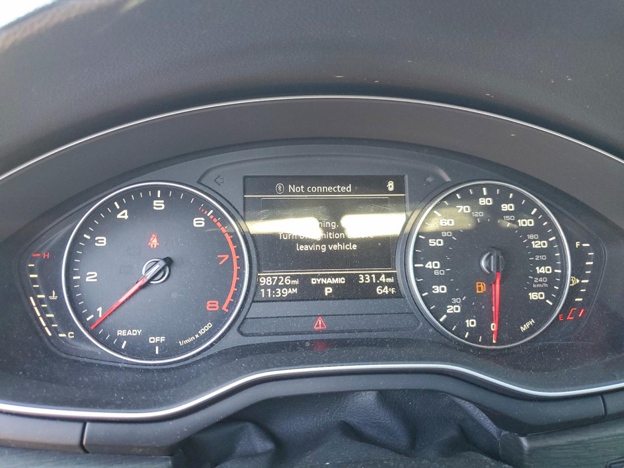 2017 Audi A4 Ultra Premium VIN: WAUGMAF46HN033731 Lot: 93749955