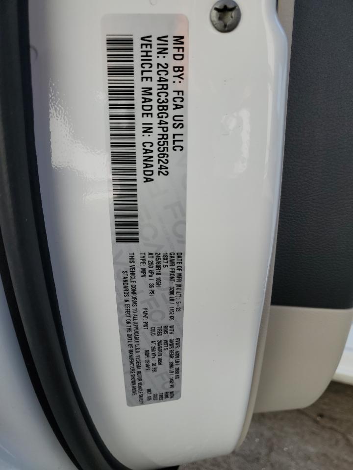 2023 Chrysler Pacifica Touring L VIN: 2C4RC3BG4PR556242 Lot: 90445985