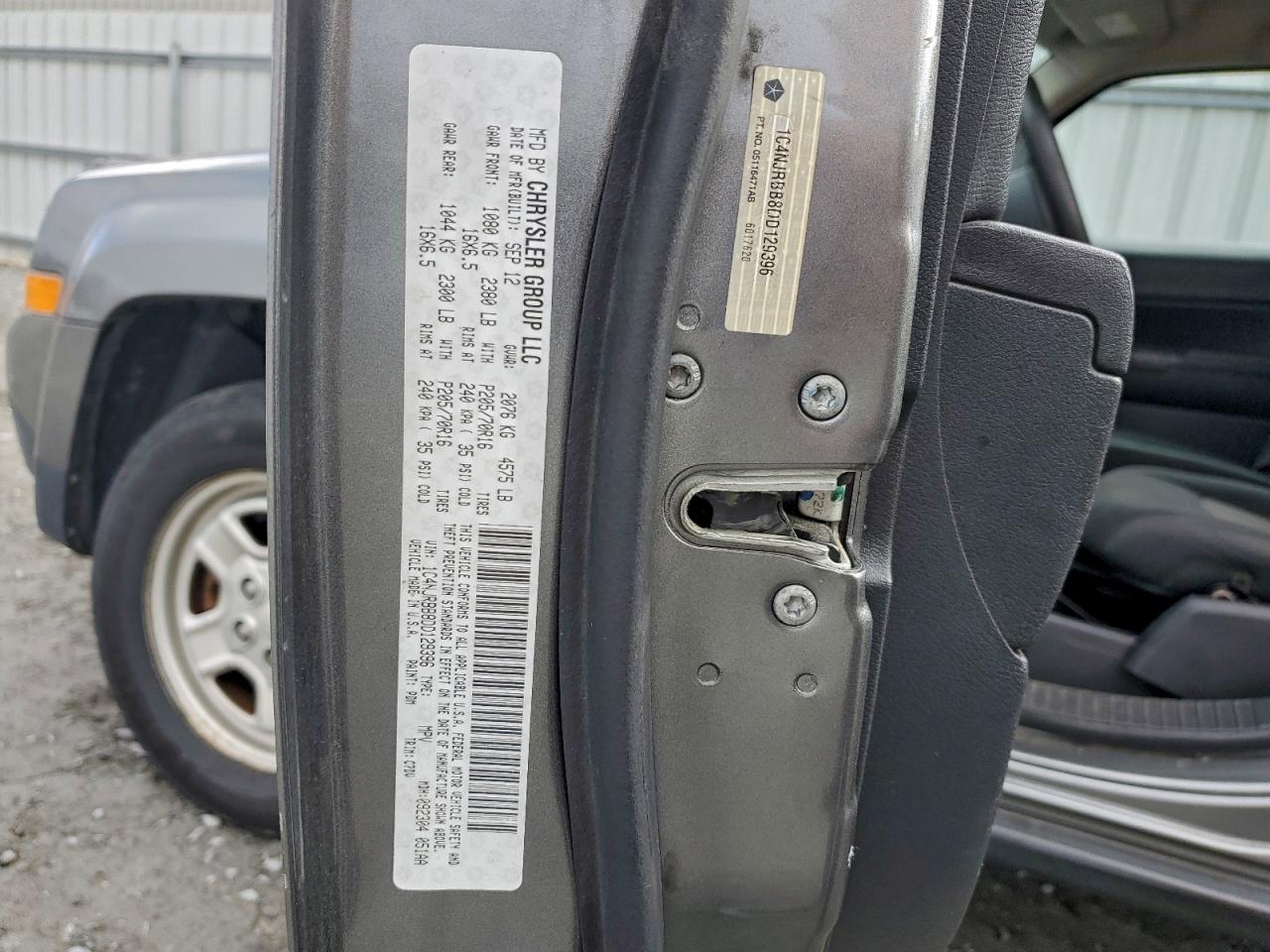 2013 Jeep Patriot Sport VIN: 1C4NJRBB8DD129396 Lot: 94496225