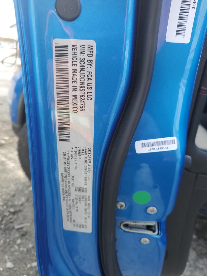 2025 Jeep Compass Trailhawk VIN: 3C4NJDDN9ST624756 Lot: 92346455