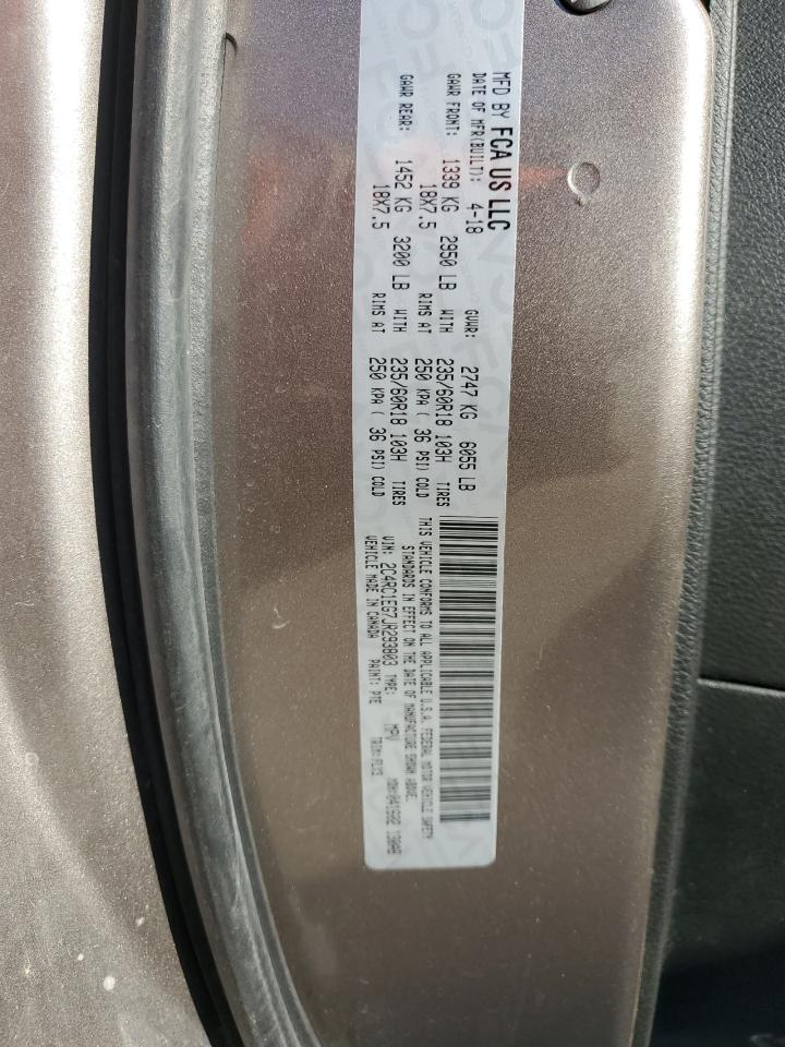 2018 Chrysler Pacifica Touring L Plus VIN: 2C4RC1EG7JR293803 Lot: 91204065