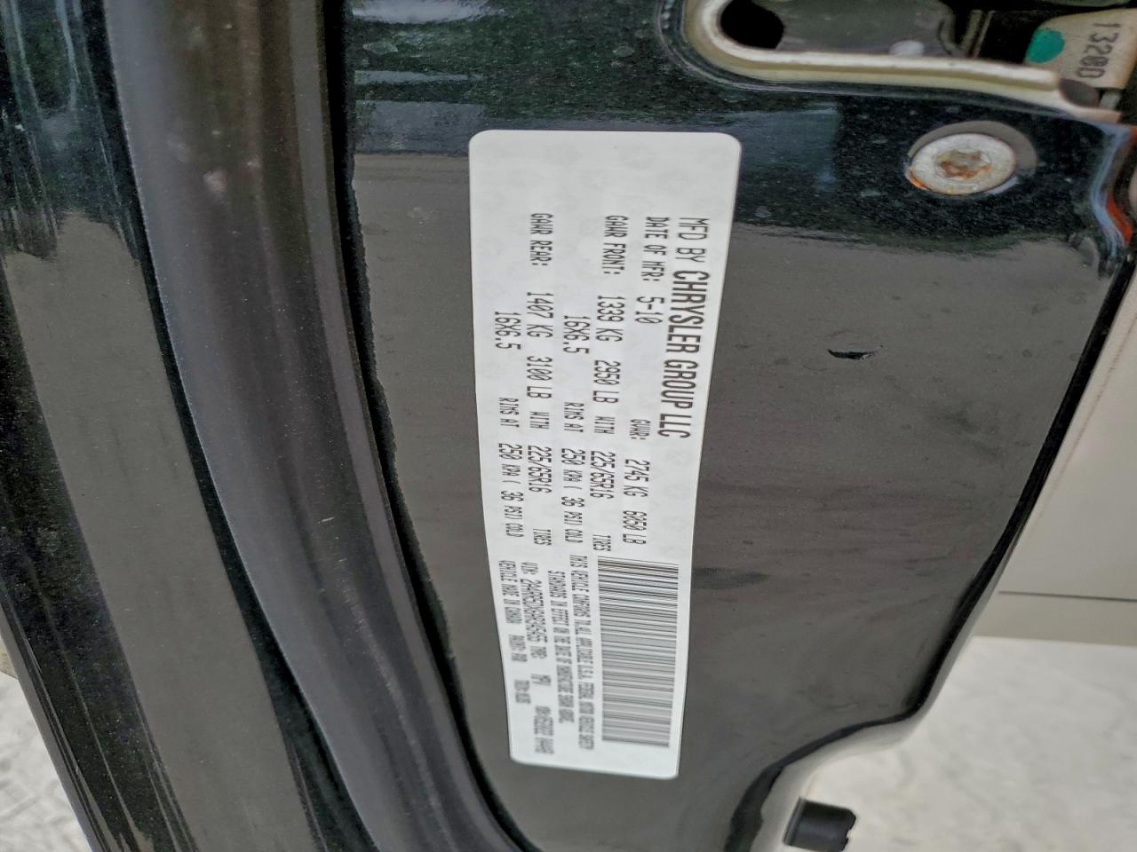 2010 Chrysler Town & Country Touring VIN: 2A4RR5DX6AR345455 Lot: 94388265