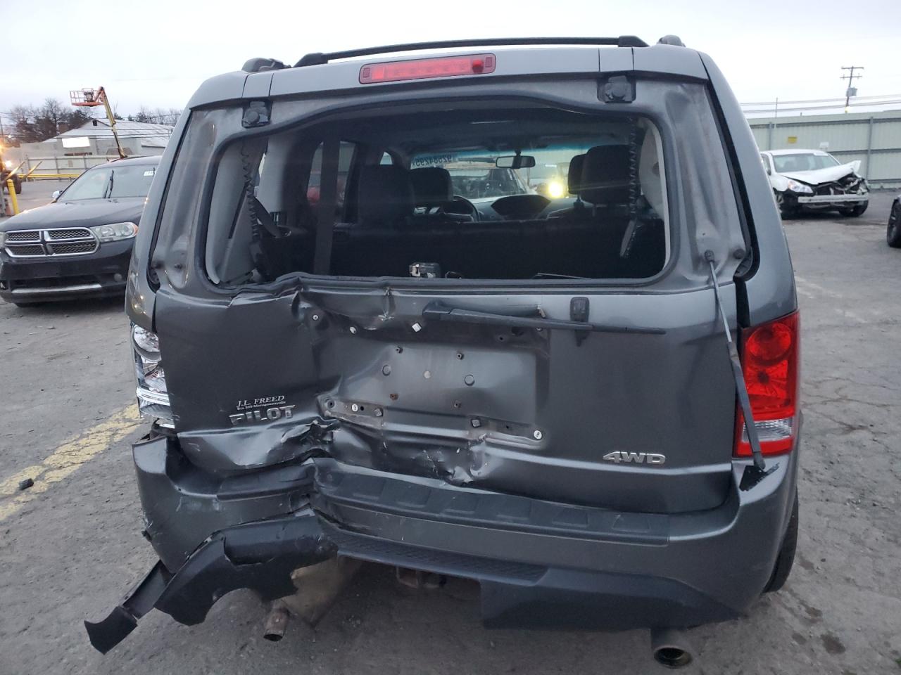 2012 Honda Pilot Exln VIN: 5FNYF4H71CB084989 Lot: 92584295