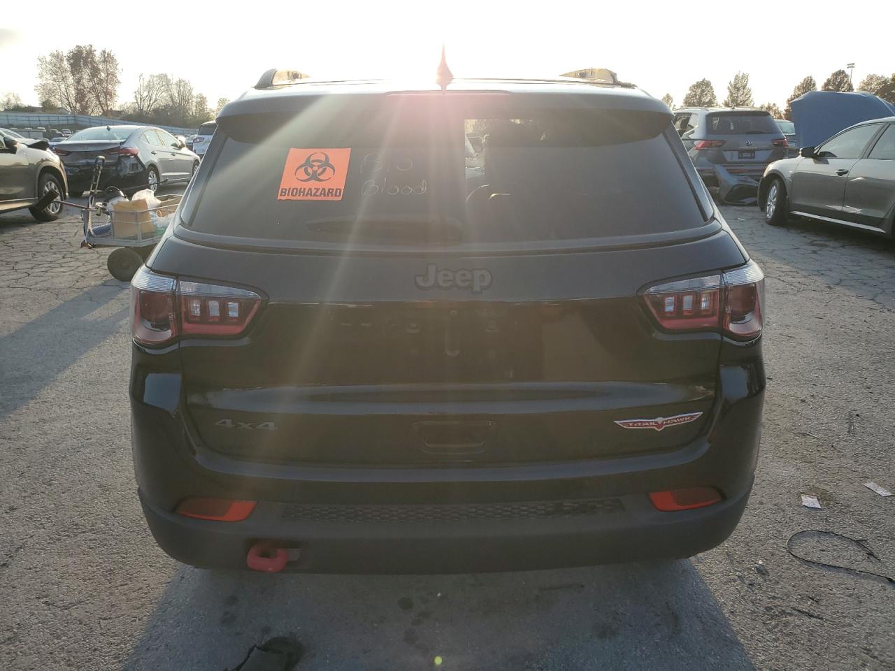 2018 Jeep Compass Trailhawk VIN: 3C4NJDDB4JT129398 Lot: 92452915