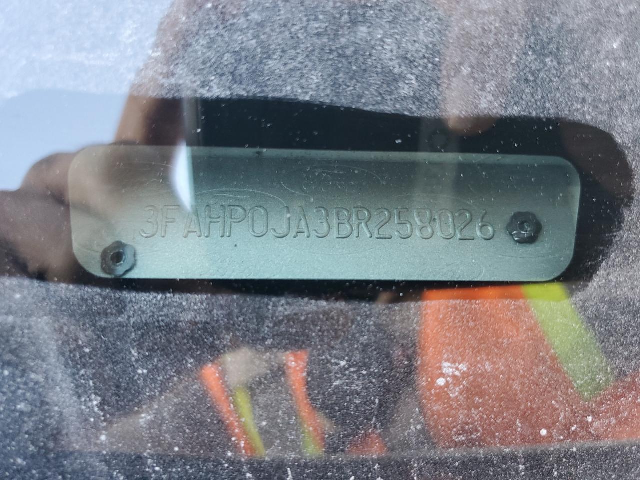 2011 Ford Fusion Sel VIN: 3FAHP0JA3BR258026 Lot: 92729045