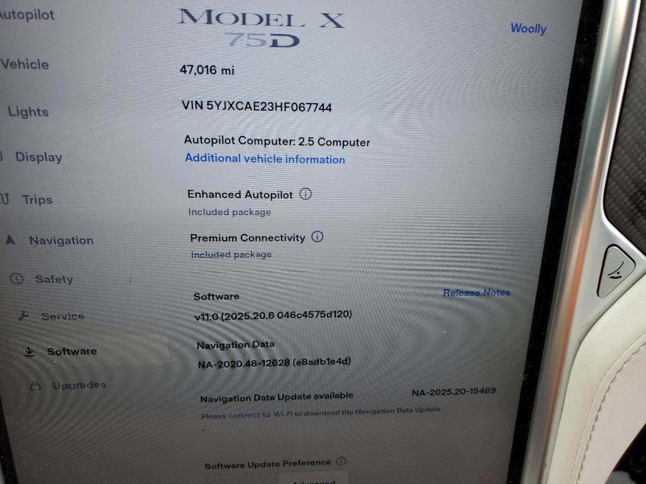 2017 Tesla Model X VIN: 5YJXCAE23HF067744 Lot: 92631755