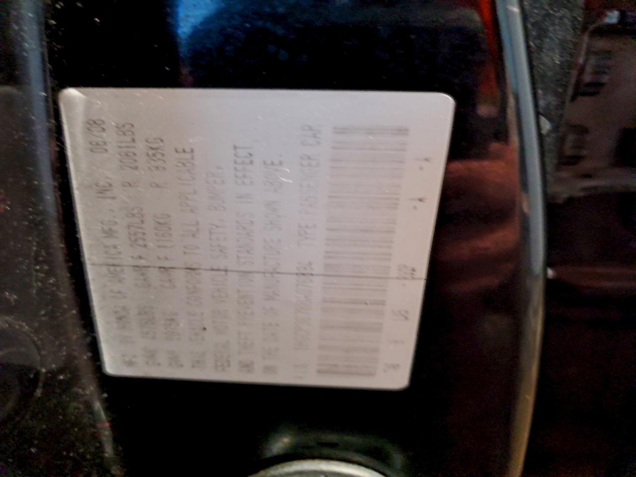 2008 Honda Accord Ex VIN: 1HGCP36788A076894 Lot: 93882455