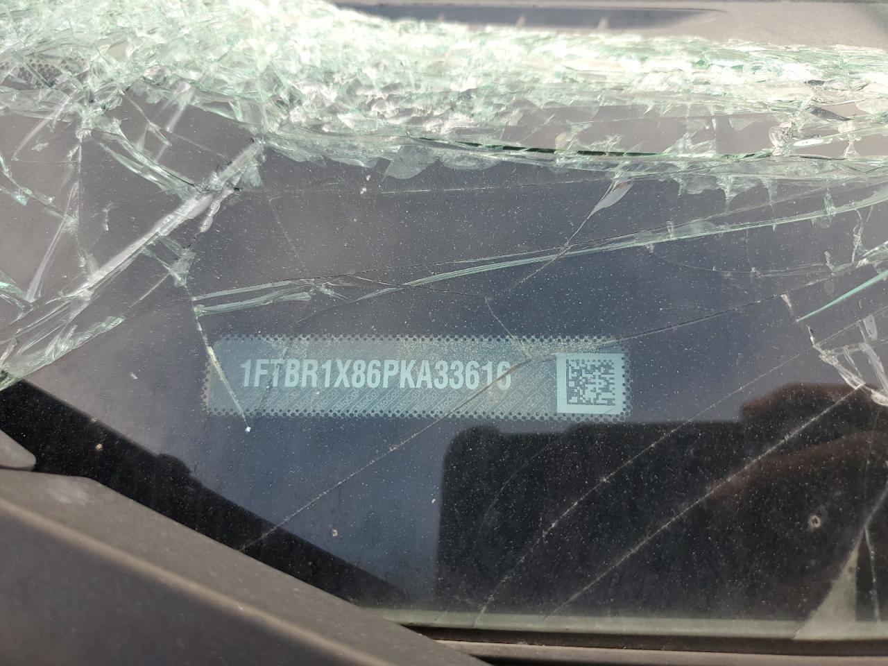 2023 Ford Transit T-250 Delivery Van VIN: 1FTBR1X86PKA33616 Lot: 93219295