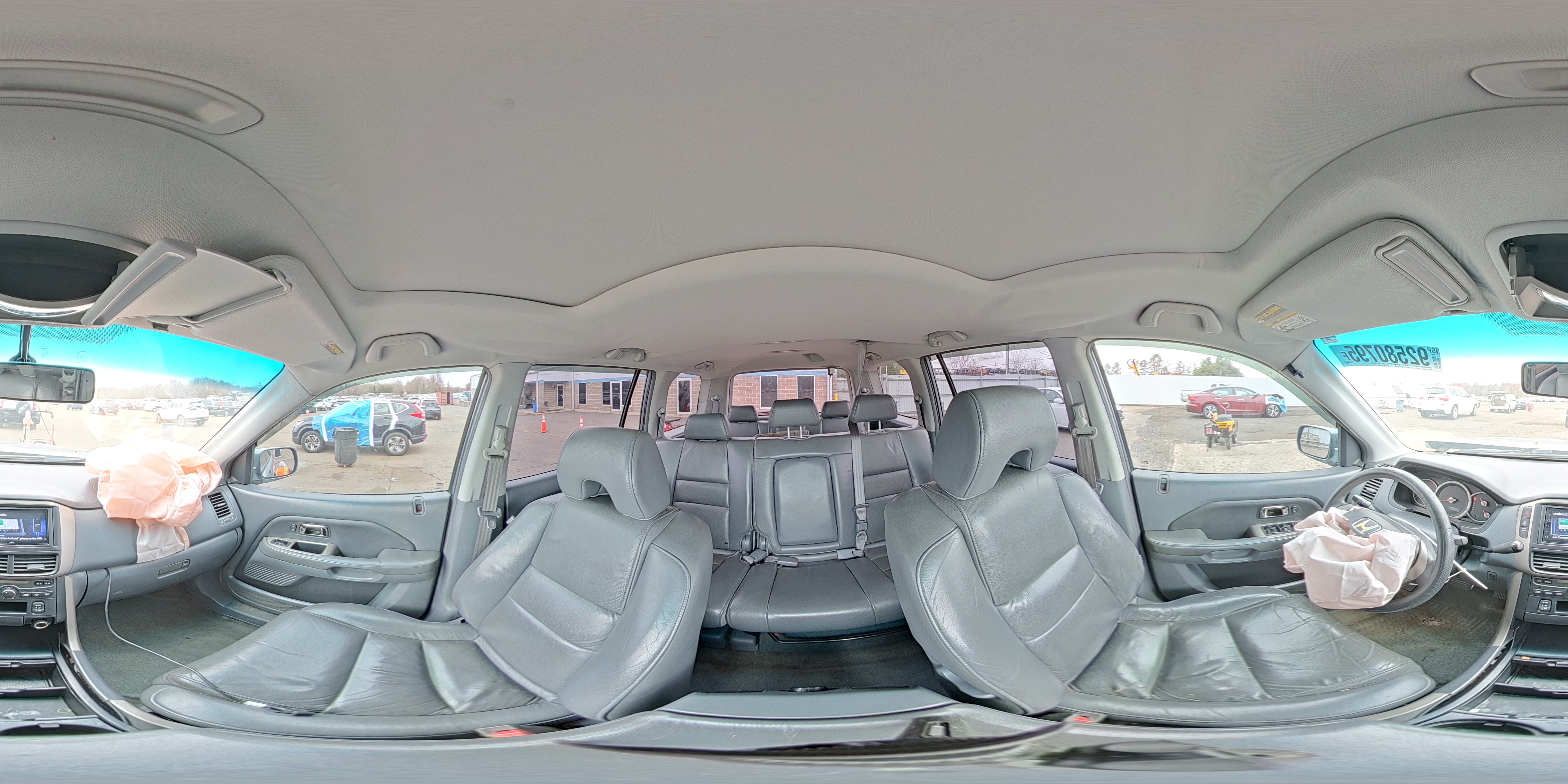 2006 Honda Pilot Ex VIN: 2HKYF18556H538129 Lot: 92580795