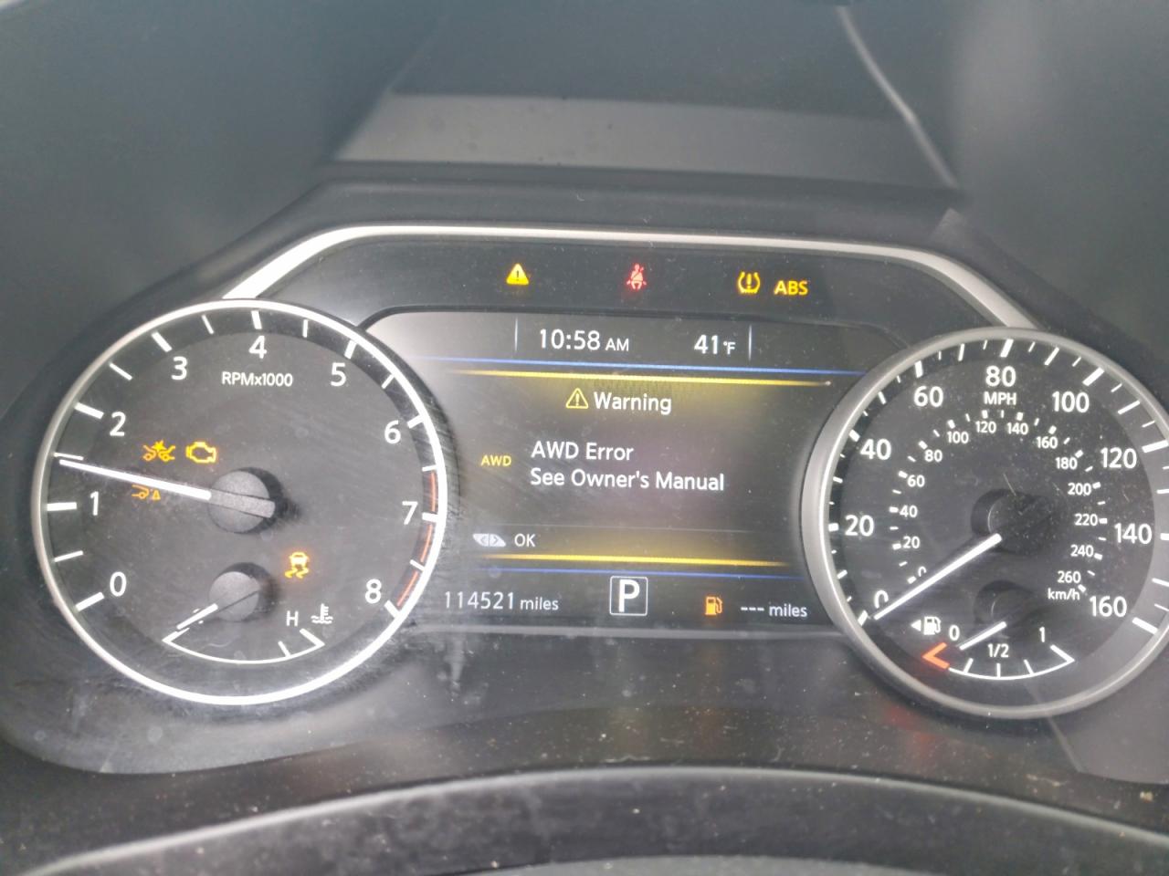 2021 Nissan Murano Sv VIN: 5N1AZ2BS8MC114297 Lot: 94046815