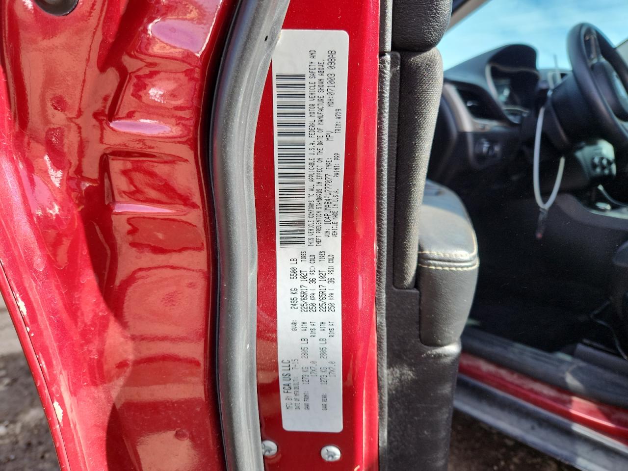 2015 Jeep Cherokee Sport VIN: 1C4PJMAB4FW777077 Lot: 90635565