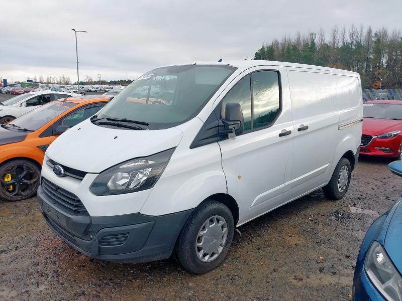 2016 FORD TRANSIT CUSTOM 2.2 TDCI 100PS LOW ROOF VAN for sale at Copart EAST KILBRIDE