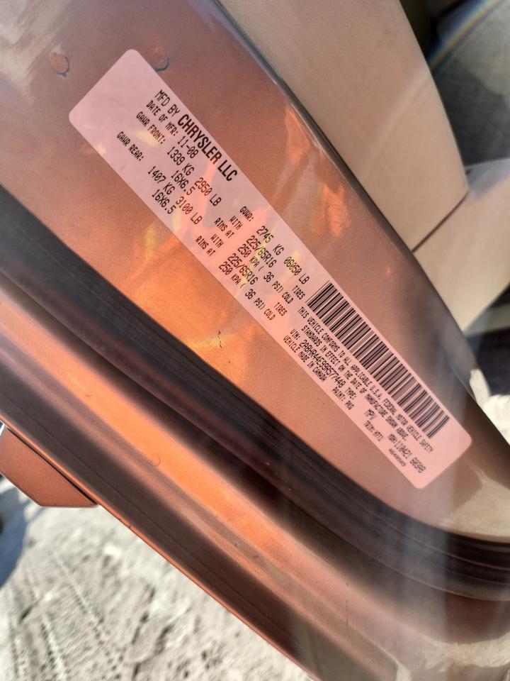 2009 Chrysler Town & Country Lx VIN: 2A8HR44E99R577448 Lot: 91628085