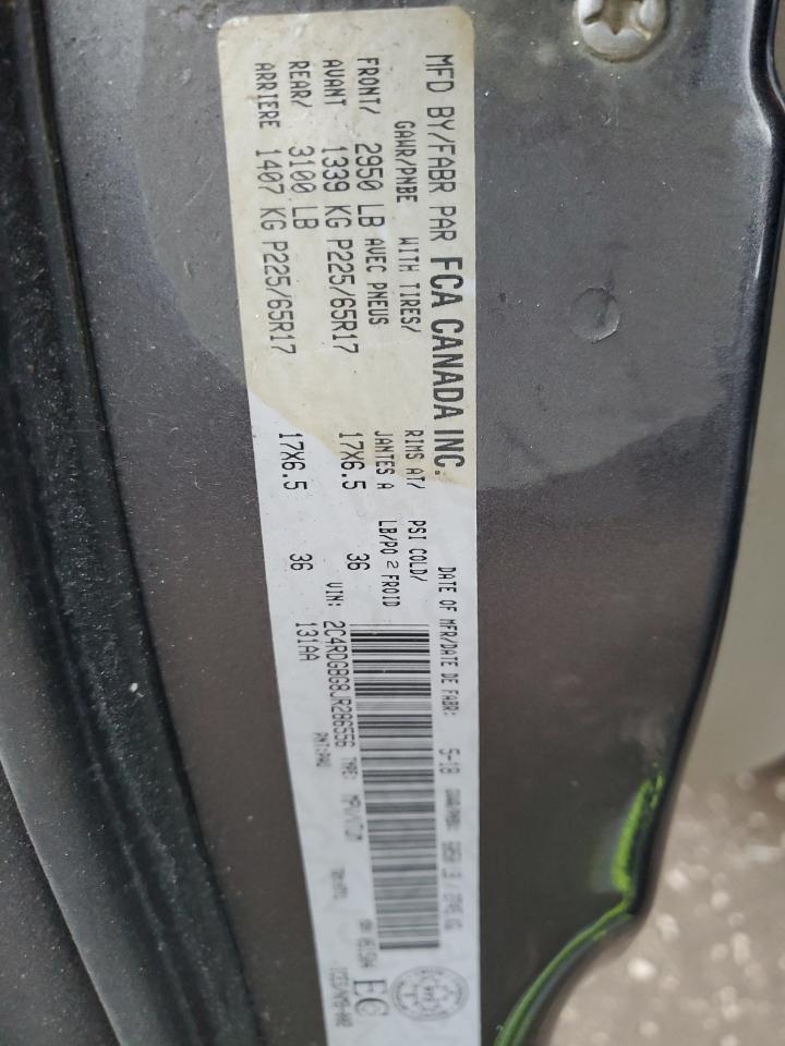 2018 Dodge Grand Caravan Se VIN: 2C4RDGBG8JR286556 Lot: 93430435