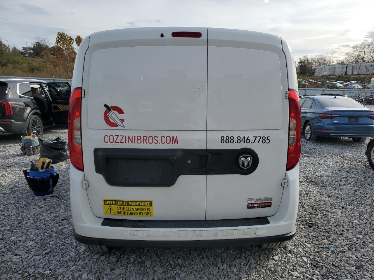 2022 Ram Promaster City Delivery Van VIN: ZFBHRFAB8N6Y16957 Lot: 92441255