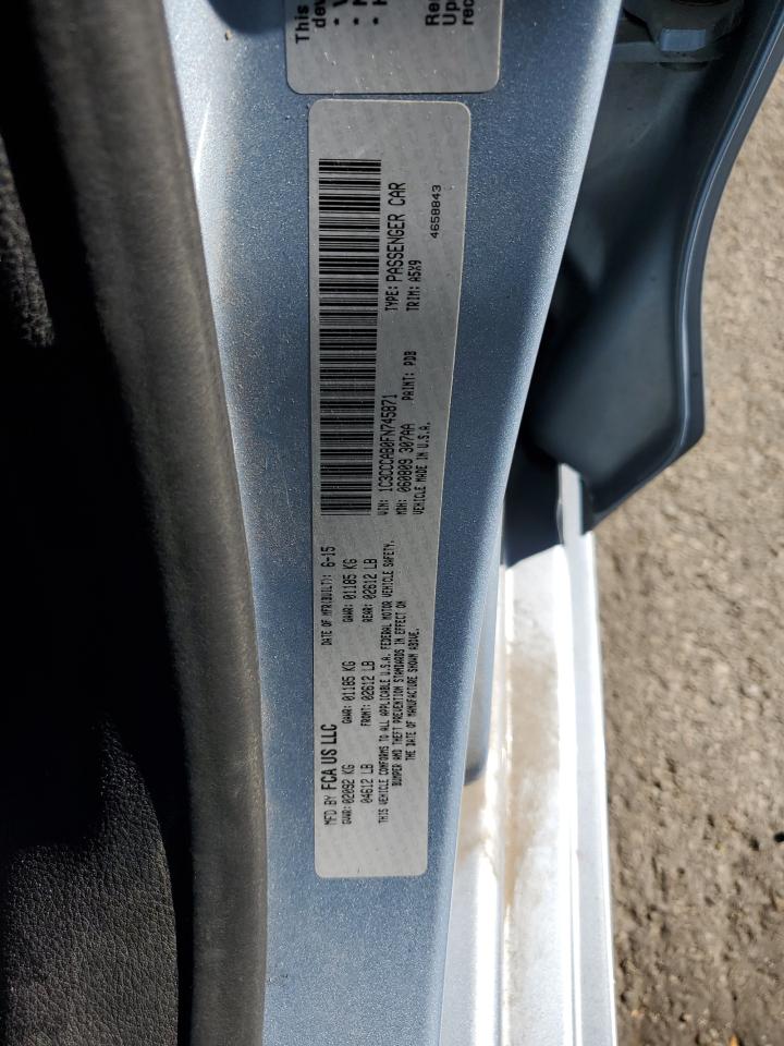 2015 Chrysler 200 Limited VIN: 1C3CCCAB0FN745871 Lot: 92810515