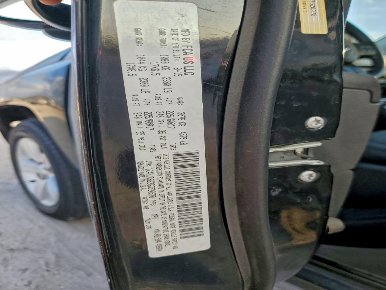 2016 Jeep Compass Sport VIN: 1C4NJDBB3GD520978 Lot: 93986535