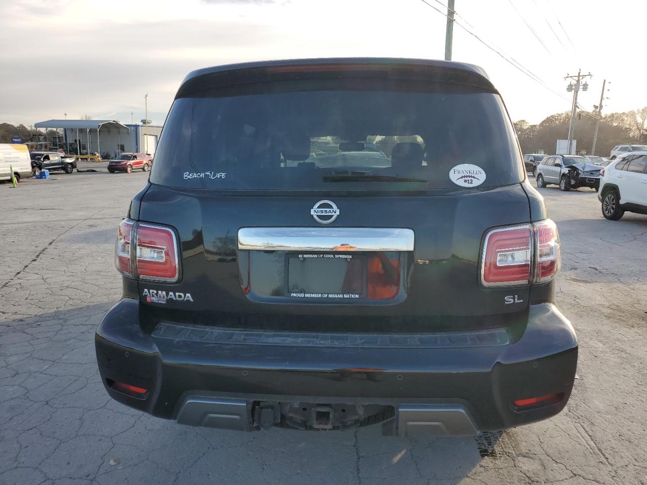 2019 Nissan Armada Sv VIN: JN8AY2ND5K9093105 Lot: 92428345