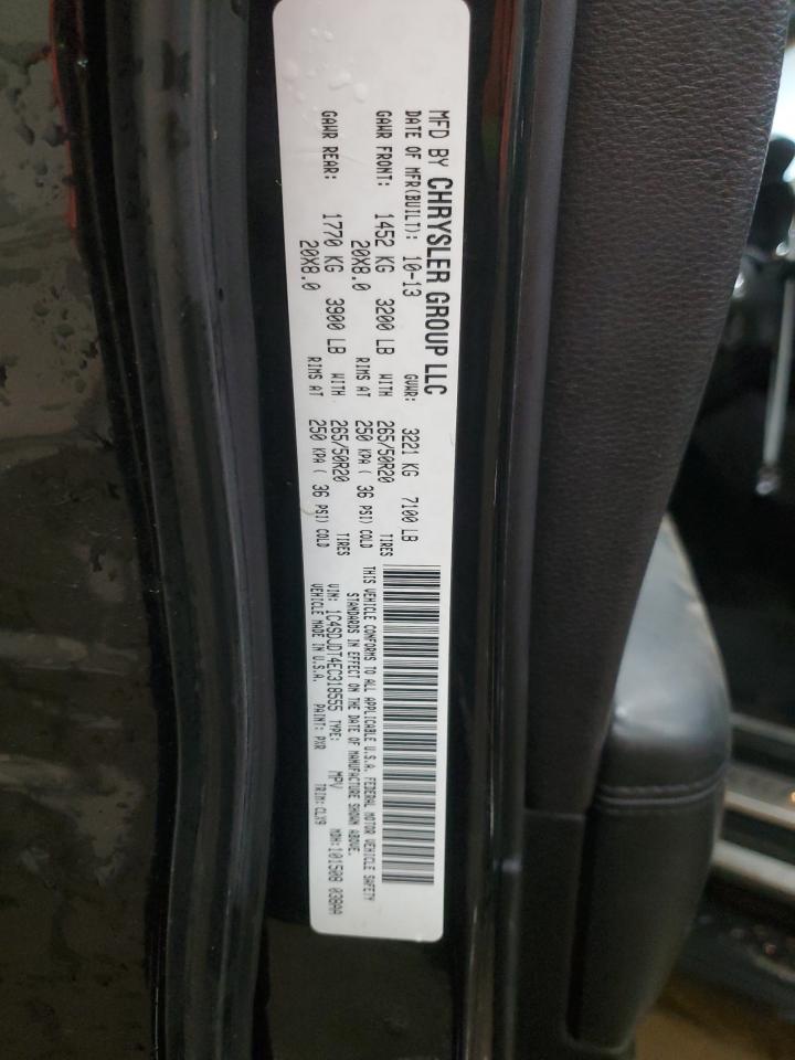 2014 Dodge Durango Limited VIN: 1C4SDJDT4EC318555 Lot: 91773965