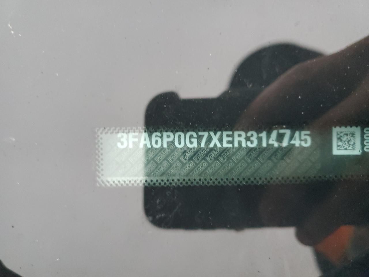 2014 Ford Fusion S VIN: 3FA6P0G7XER314745 Lot: 93241655