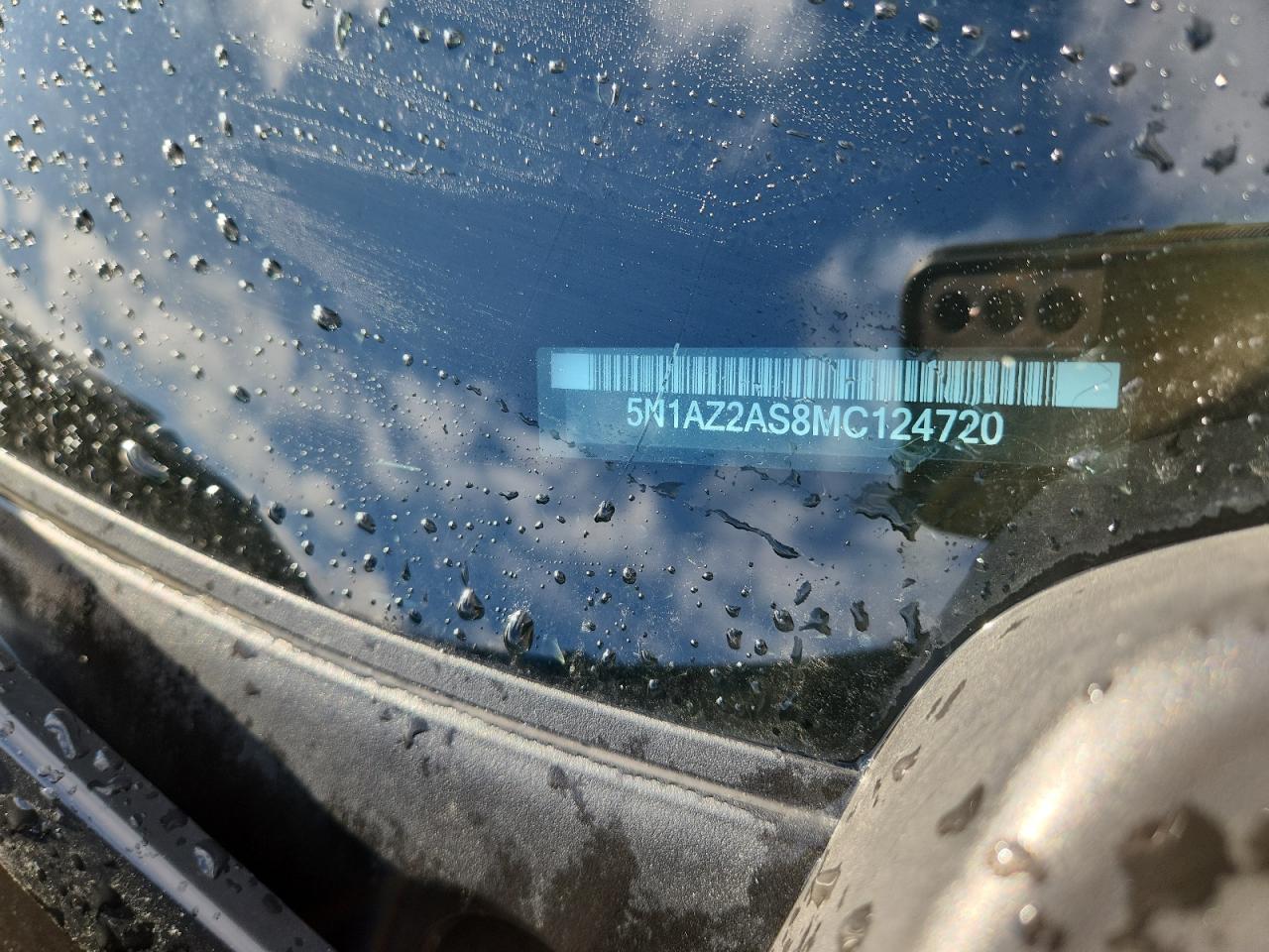 2021 Nissan Murano S VIN: 5N1AZ2AS8MC124720 Lot: 93719335