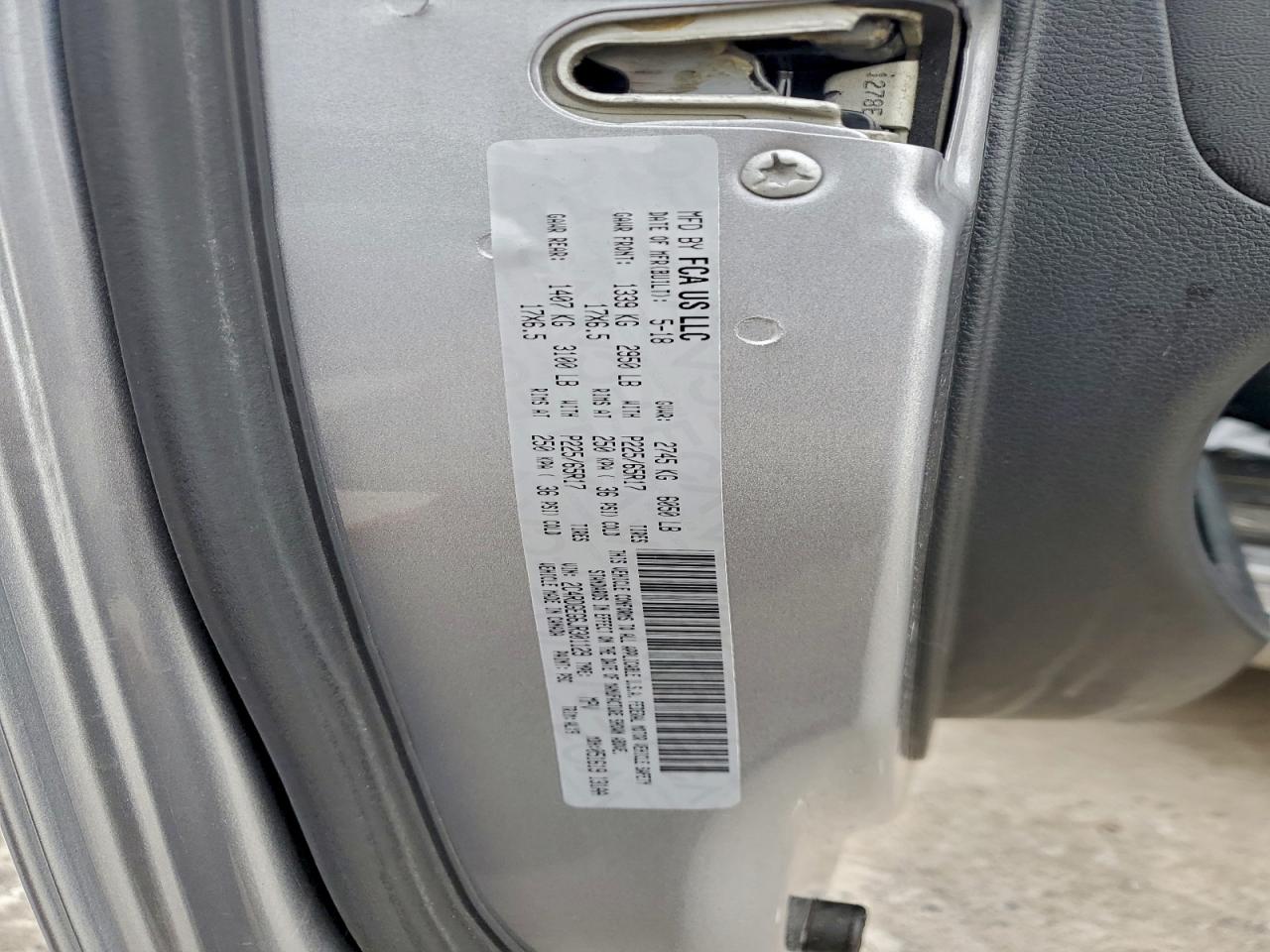 2018 Dodge Grand Caravan Gt VIN: 2C4RDGEG6JR301129 Lot: 94402945