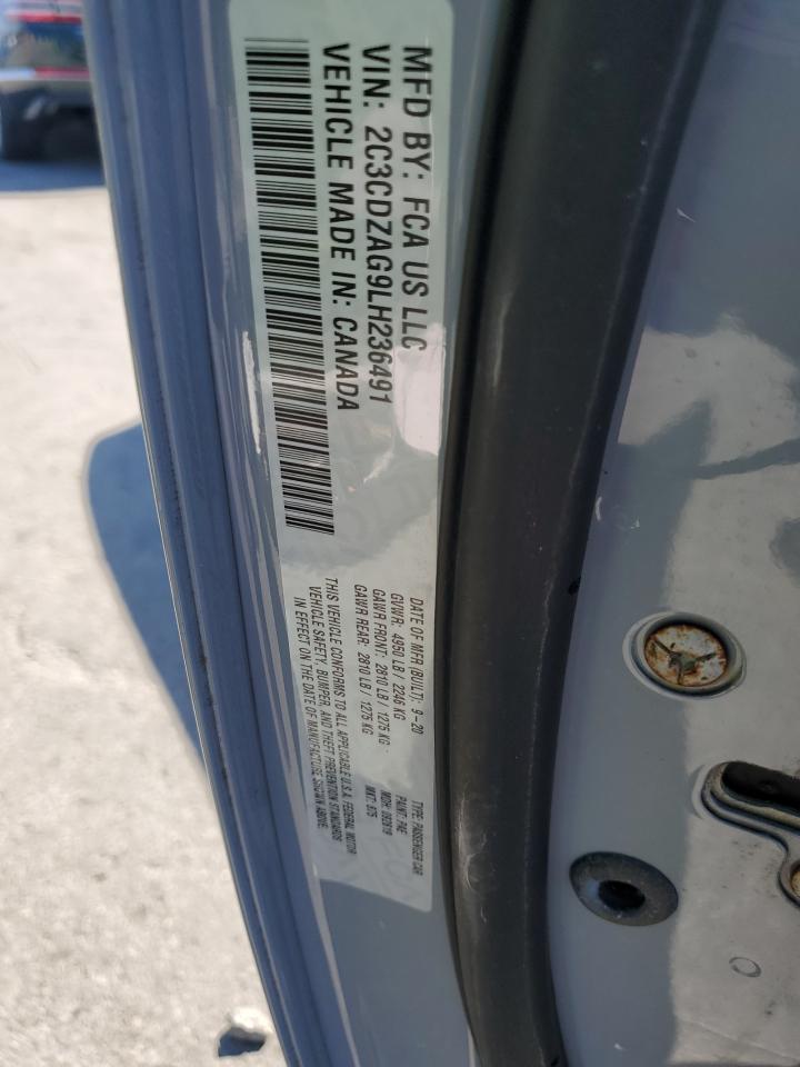 2020 Dodge Challenger Sxt VIN: 2C3CDZAG9LH236491 Lot: 91120845