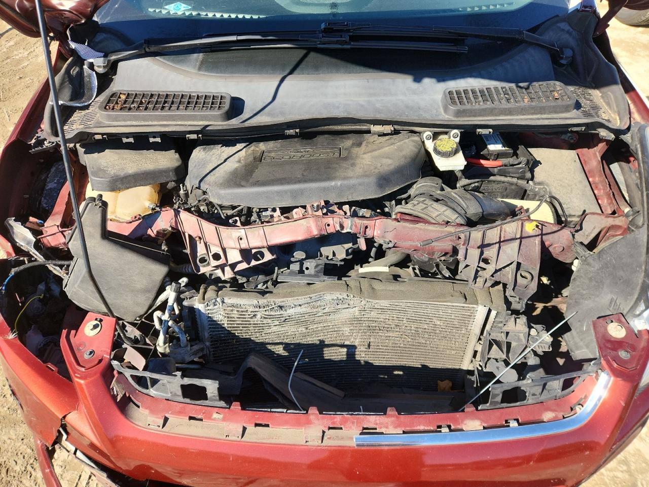 2014 Ford Escape Titanium VIN: 1FMCU9J9XEUB83681 Lot: 91654015