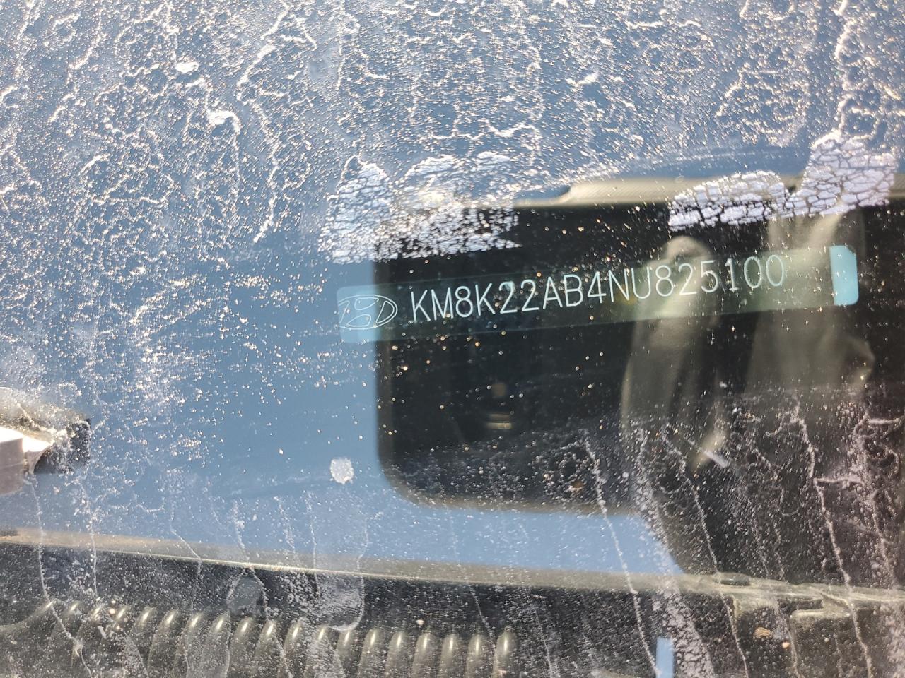 2022 Hyundai Kona Sel VIN: KM8K22AB4NU825100 Lot: 92633605