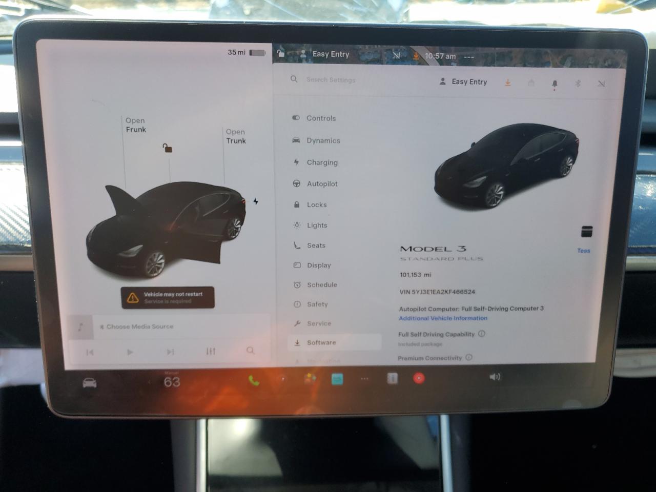 2019 Tesla Model 3 VIN: 5YJ3E1EA2KF466524 Lot: 90981085
