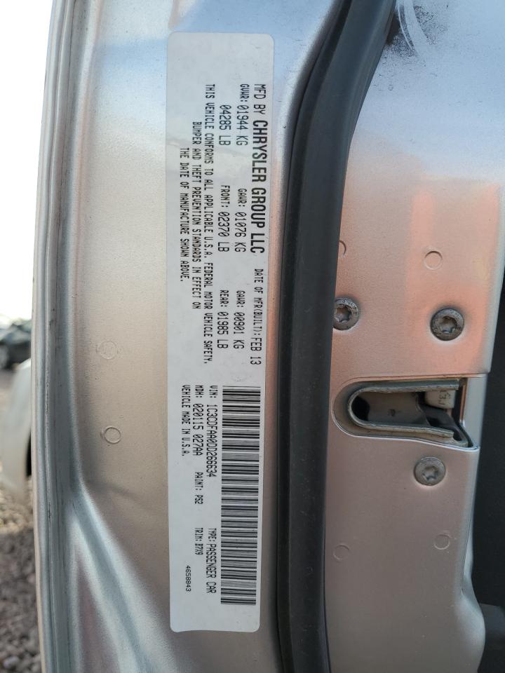 2013 Dodge Dart Se VIN: 1C3CDFAA0DD266634 Lot: 90953675