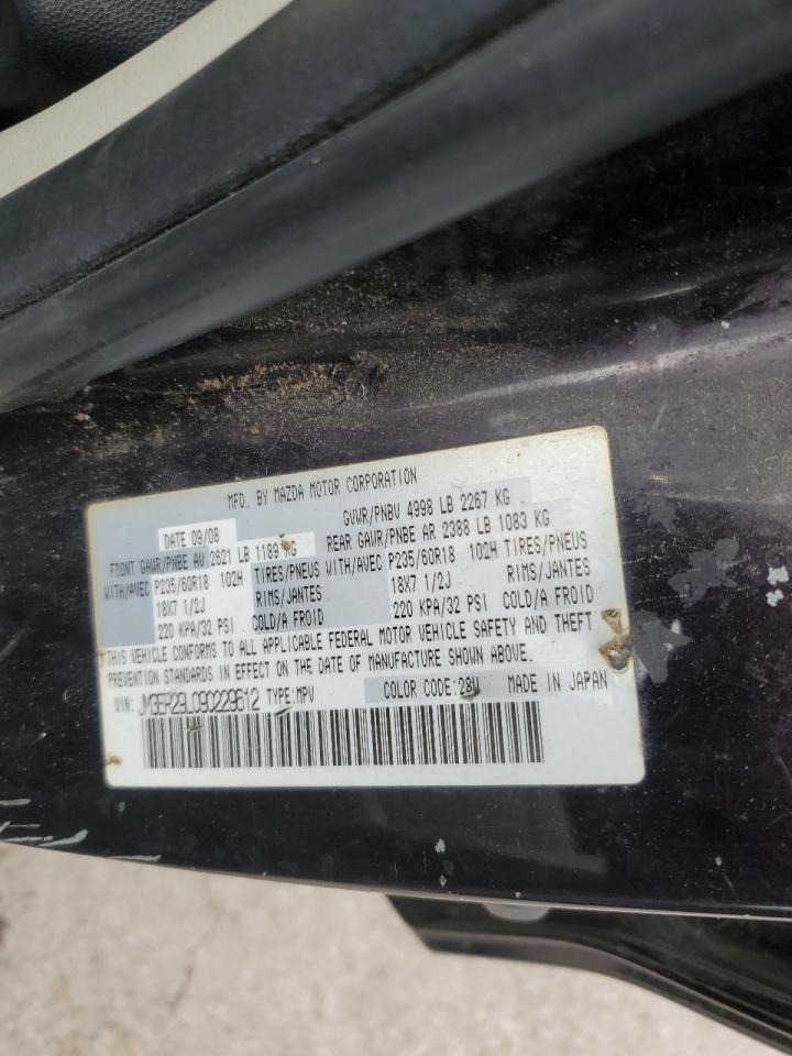 2009 Mazda Cx-7 VIN: JM3ER29L090229612 Lot: 92671835