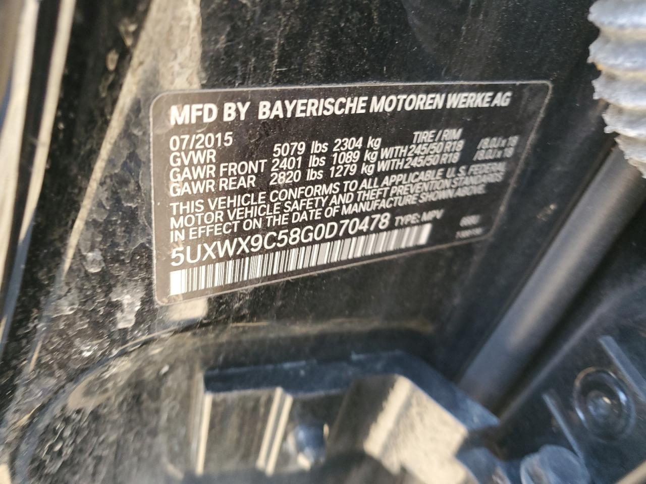 Фото: 5UXWX9C58G0D70478