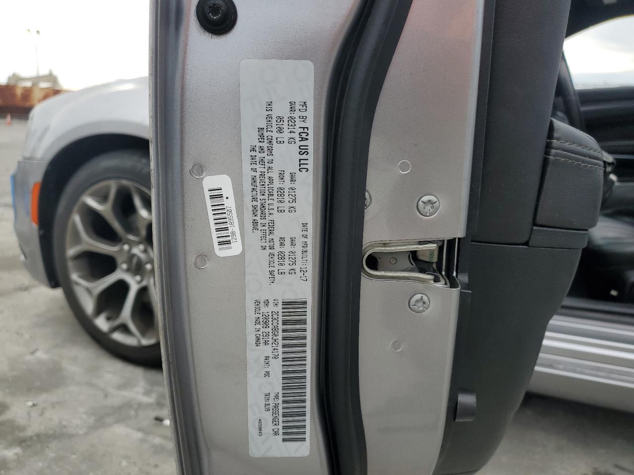 2018 Chrysler 300 S VIN: 2C3CCABG0JH214170 Lot: 92713345