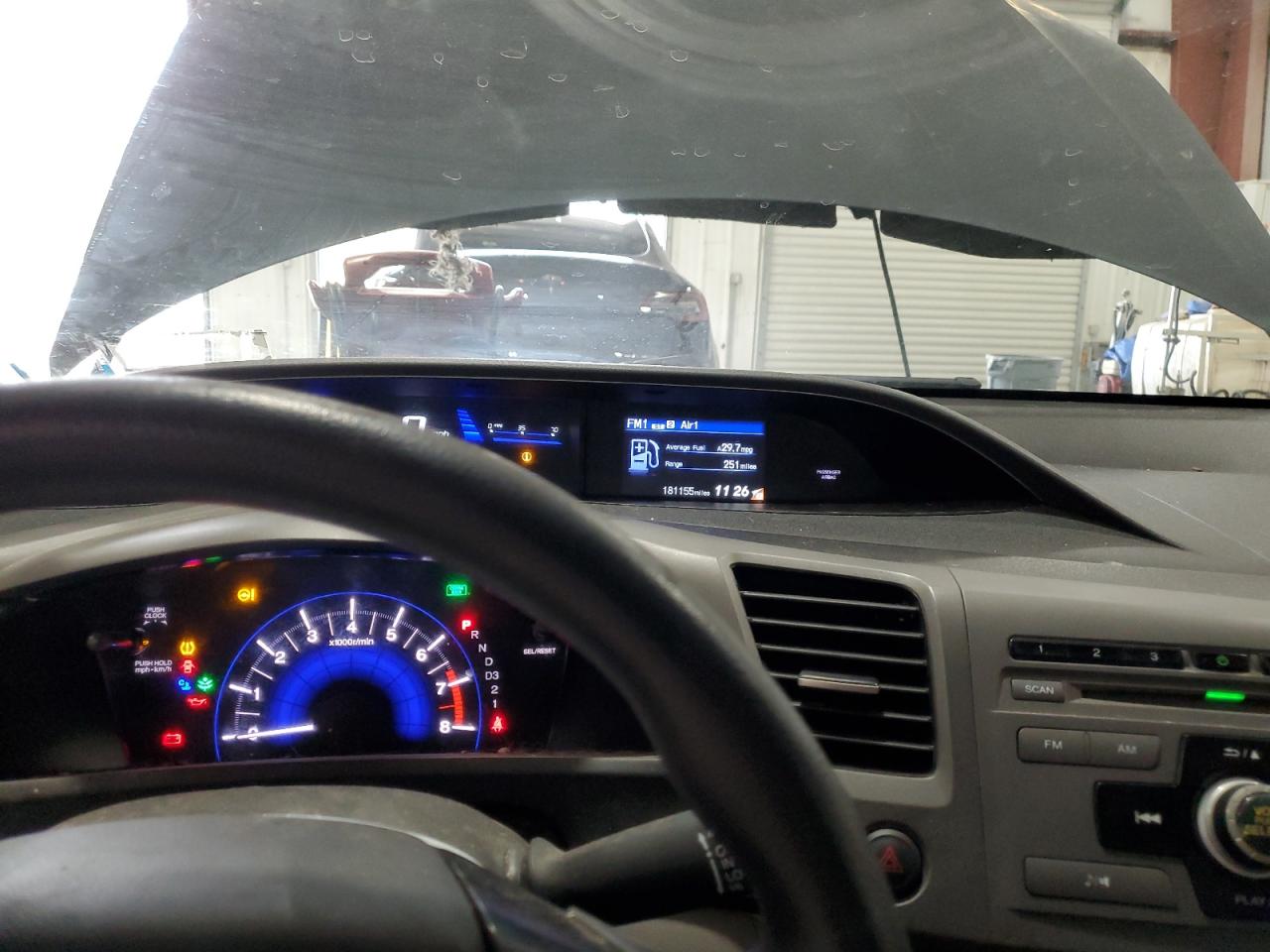 2012 Honda Civic Lx VIN: 2HGFG3B5XCH558195 Lot: 91923385