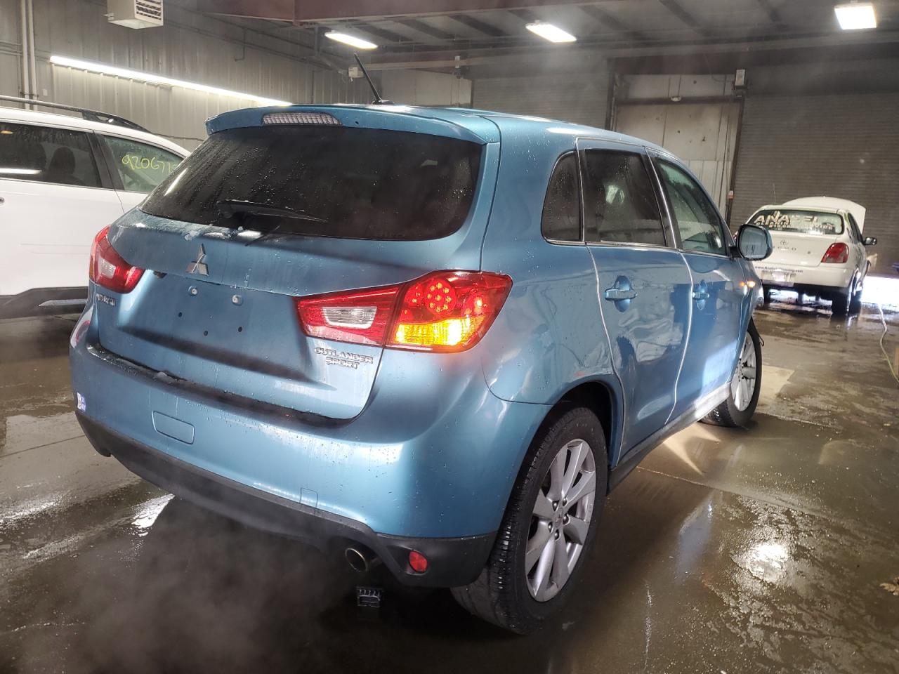 2014 Mitsubishi Outlander Sport Se blue suv gas 4A4AR4AU7EE029971 photo #4