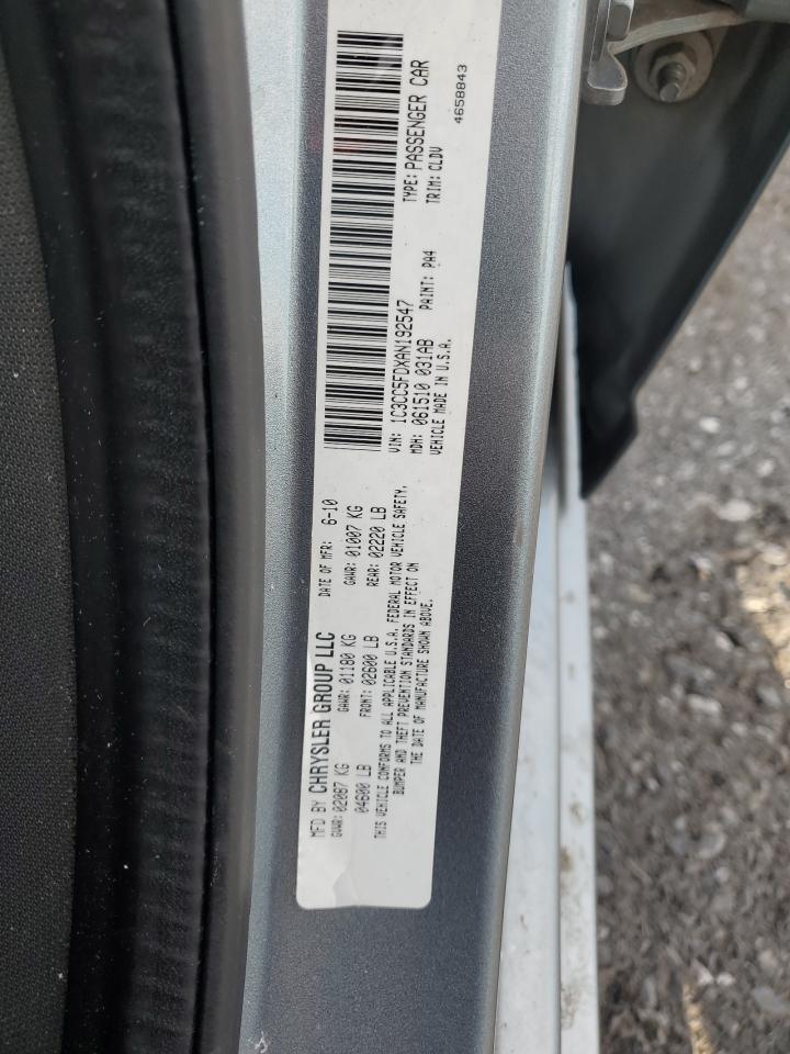 2010 Chrysler Sebring Limited VIN: 1C3CC5FDXAN192547 Lot: 91206345