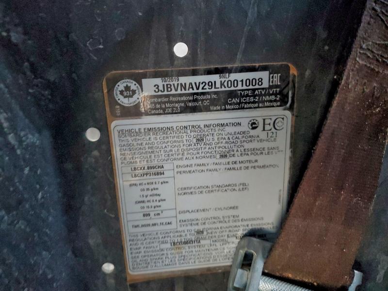 2020 CAN-AM MAVERICK X3 MAX X RS TURBO RR  