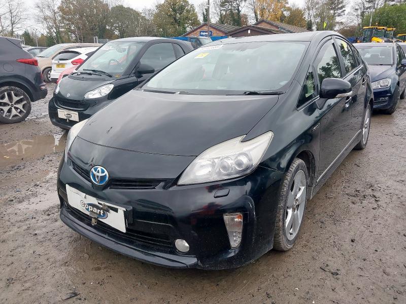 2012 TOYOTA PRIUS 1.8 VVTI T SPIRIT 5DR CVT AUTO for sale at Copart WOLVERHAMPTON