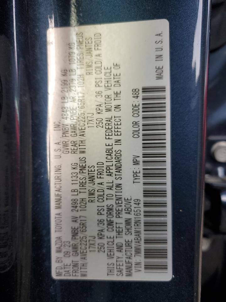 2024 Mazda Cx-50 Select VIN: 7MMVABAM1RN165149 Lot: 90327765