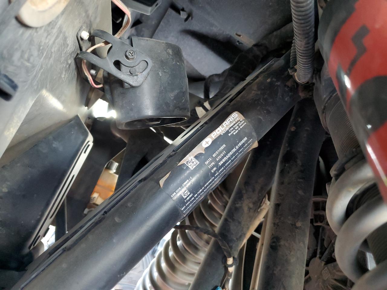 2020 Polaris Rzr Pro Xp Ultimate VIN: 3NSRAD920LG163696 Lot: 91675435