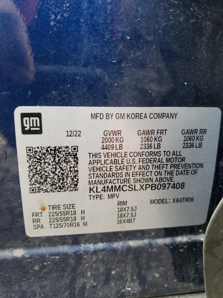 2023 Buick Encore Gx Preferred VIN: KL4MMCSLXPB097408 Lot: 90894225