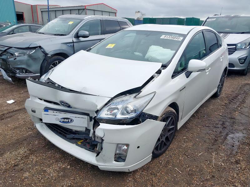 2011 TOYOTA PRIUS 1.8 VVTI 10TH ANNIVERSARY 5DR CVT AUTO for sale at Copart ROCHFORD