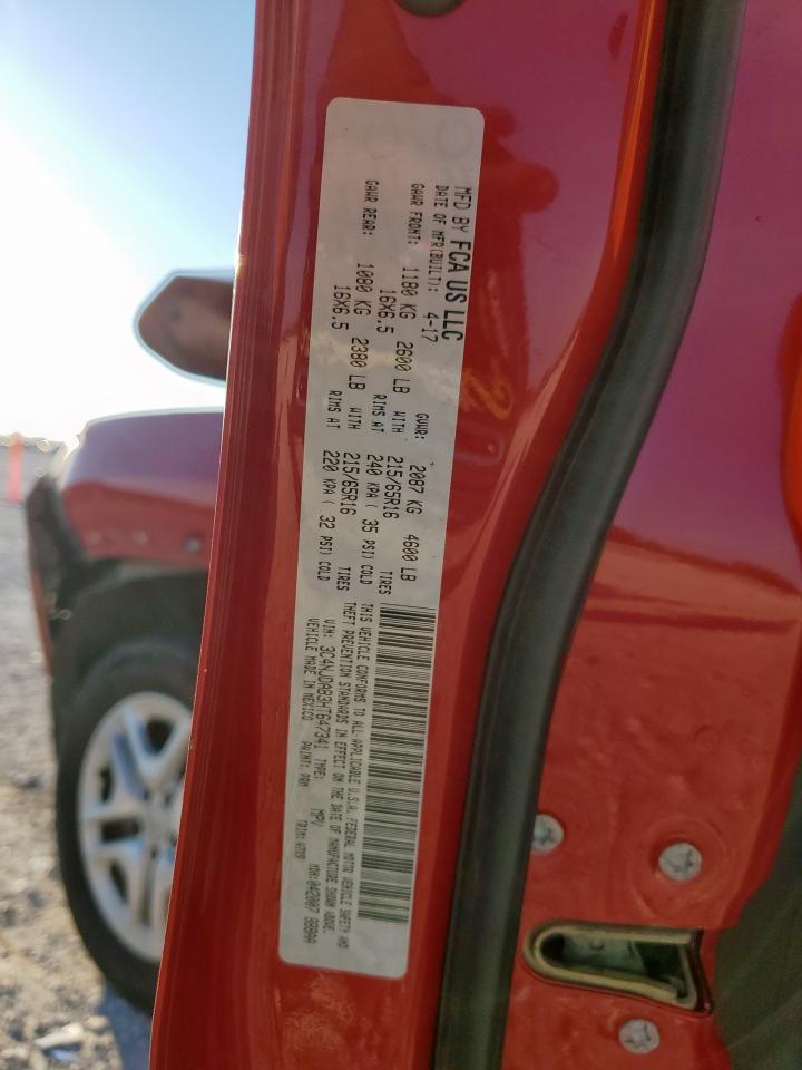 2017 Jeep Compass Sport VIN: 3C4NJDAB3HT647341 Lot: 91925705