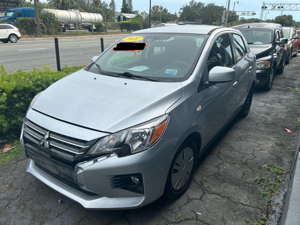 2021 Mitsubishi Mirage Es silver null gas ML32AUHJ3MH011398 photo #3