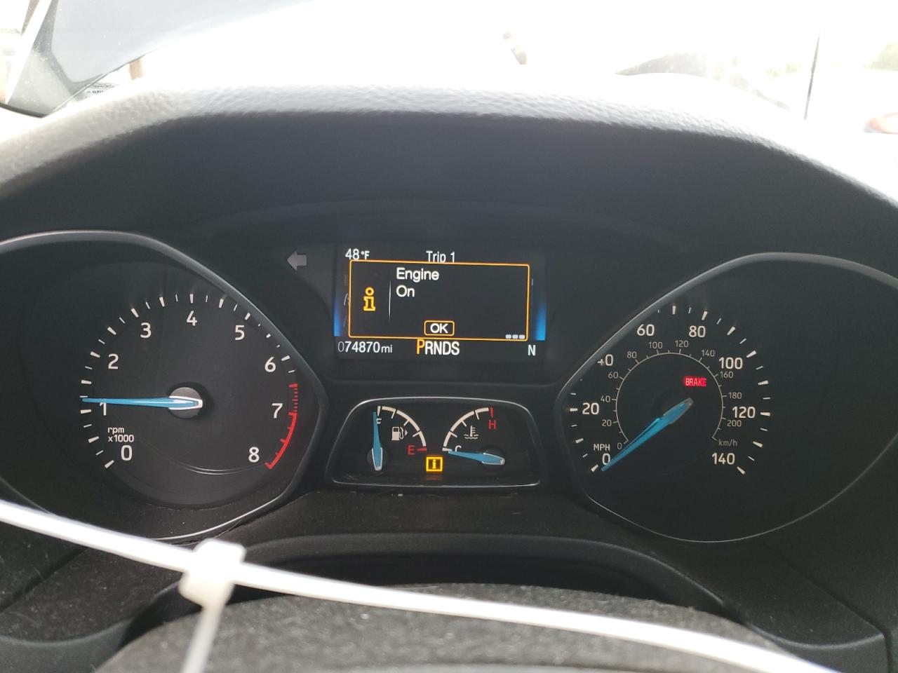 2018 Ford Focus Titanium VIN: 1FADP3N21JL314562 Lot: 93749825