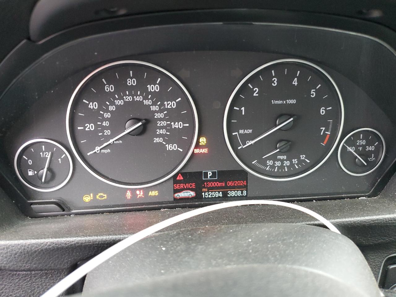 2014 BMW 320 I xDrive VIN: WBA3C3G51ENS71616 Lot: 92220595