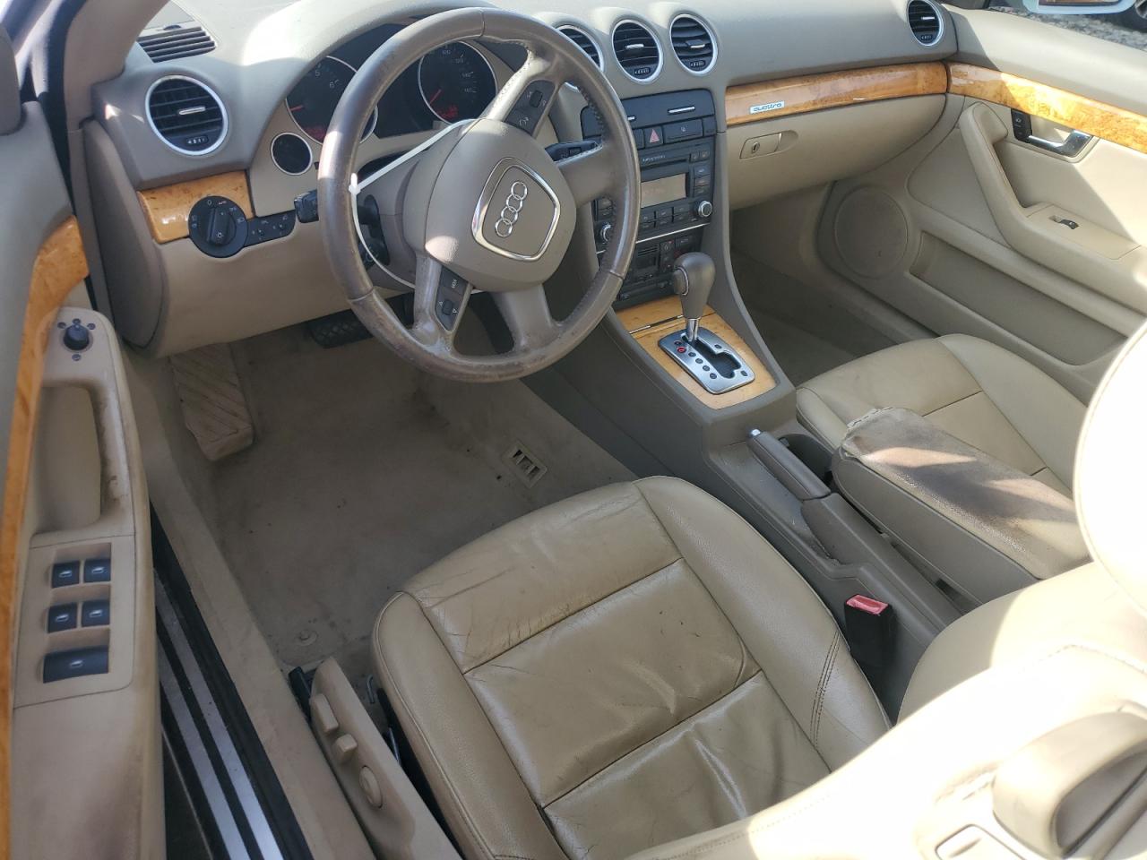 2009 Audi A4 2.0T Cabriolet Quattro VIN: WAUDF48H39K003376 Lot: 90984485