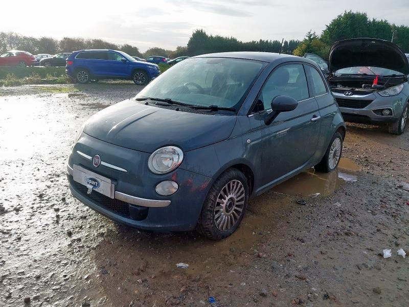 2013 FIAT 500 1.2 LOUNGE 3DR [START STOP] for sale at Copart WISBECH