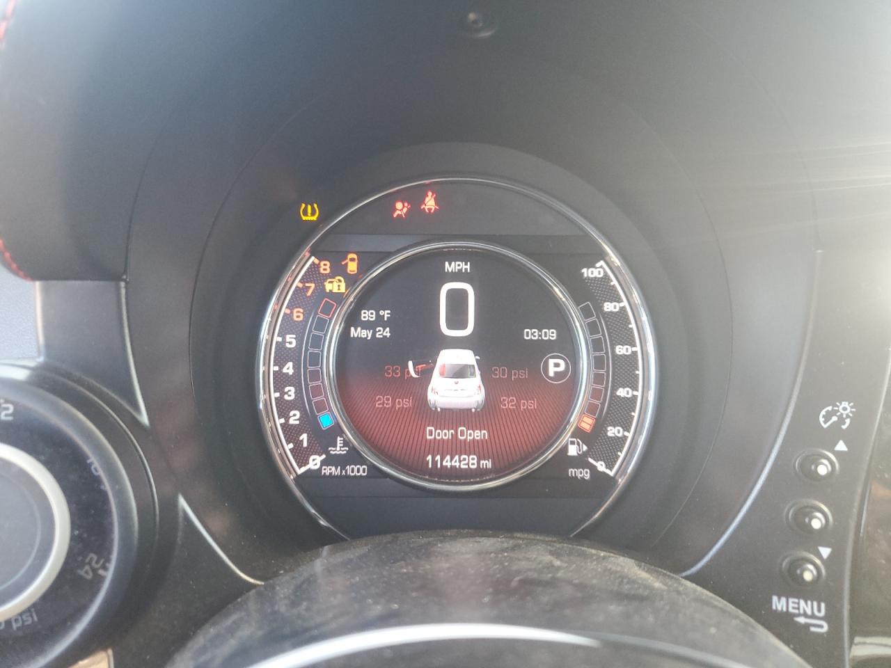 2016 Fiat 500 Abarth VIN: 3C3CFFFHXGT136312 Lot: 92058135